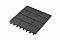 WPC zámková dlaždice prkno (tmavě šedá) 23 x 300 x 300 mm