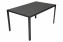 Hliníkový stůl TRENTO 205 x 90 cm - černá