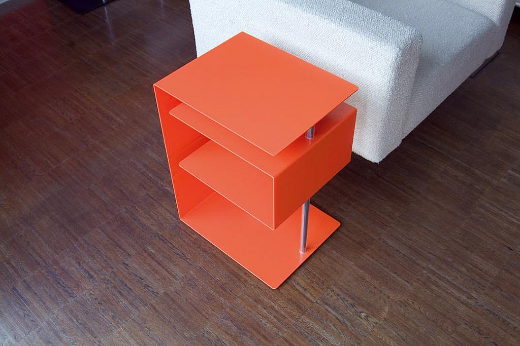 Radius design cologne Stolek RADIUS DESIGN (X-CENTRIC TABLE orange 530B) oranžový