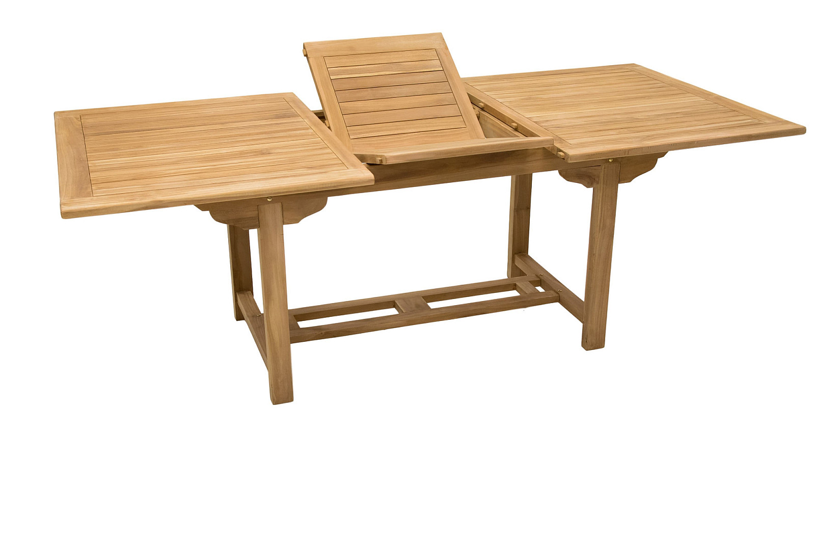 Rozkládací zahradní stůl ze dřeva