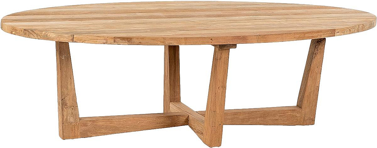 DEOKORK Zahradní masivní teakový stůl FLORES RECYCLE (různé délky) 260x120 cm