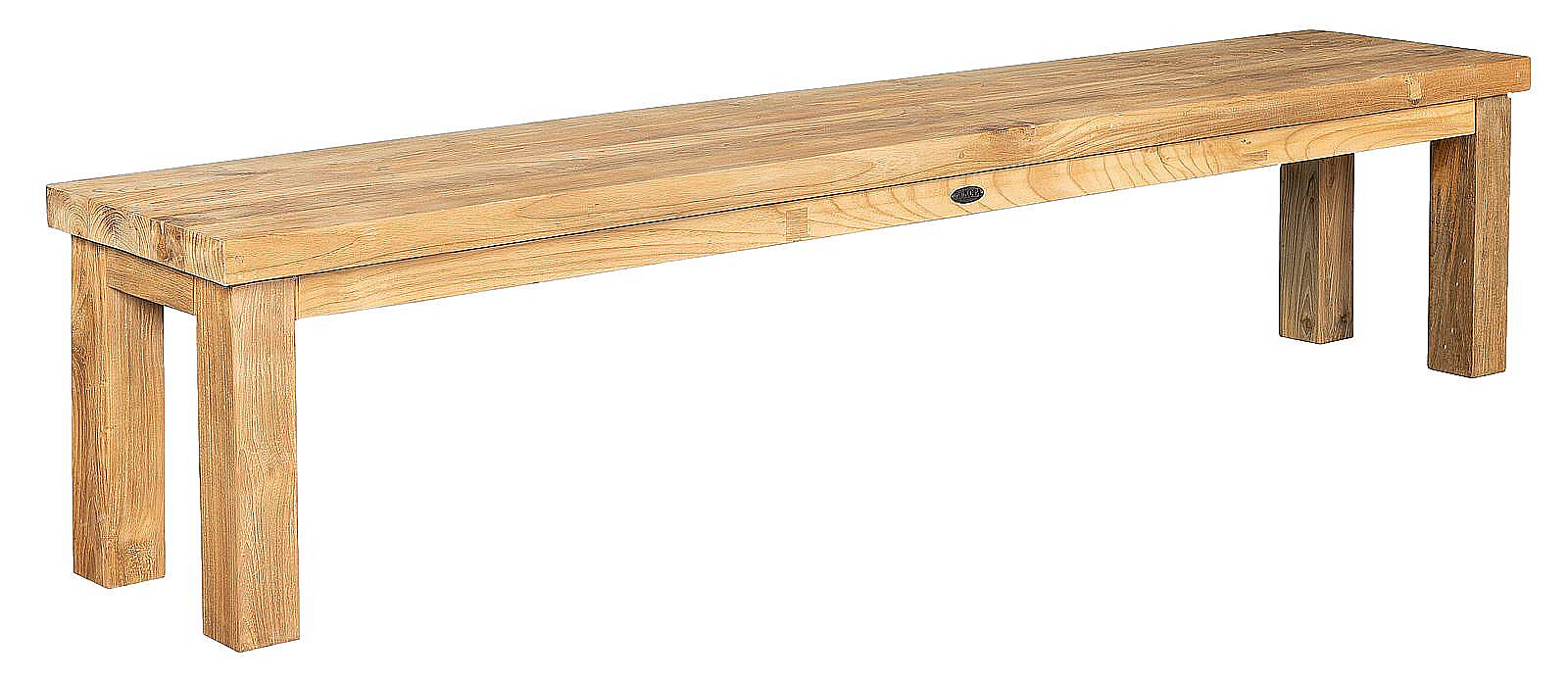 DEOKORK Zahradní teaková lavice FLOSS RECYCLE (různé délky) 190 cm