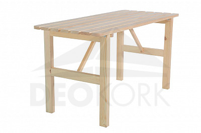 Masivní dřevěný zahradní stůl z borovice dřevo 22 mm