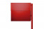 Schránka na dopisy RADIUS DESIGN (LETTERMANN XXL 2 STANDING red 568R) červená - červená