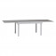 Hliníkový stůl VALENCIA 135/270 cm (bílá) - Bílá