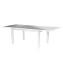 Hliníkový stůl VERMONT 160/254 cm (bílá) - Bílá