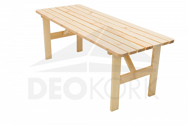Masivní stůl z borovice dřevo 30 mm (různé délky)