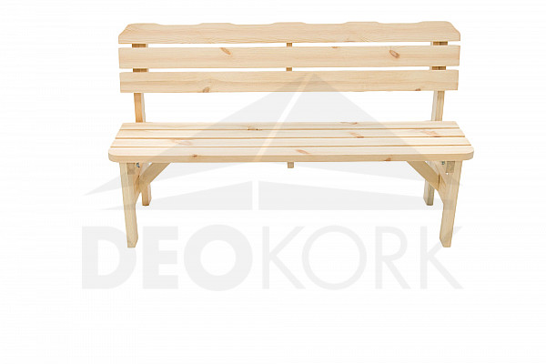 Masivní dřevěná zahradní lavice z borovice dřevo 32 mm (180 cm)