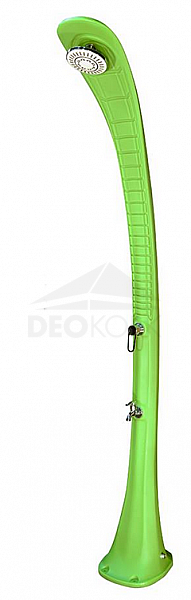 Solární sprcha COBRA s oplachem nohou (zelená)