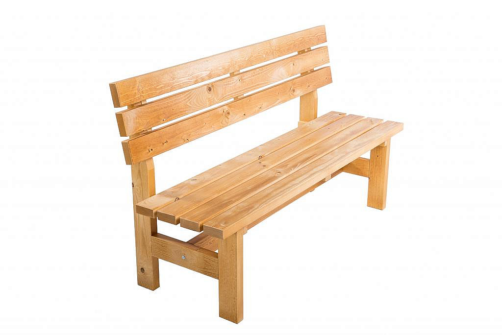 DEOKORK Masivní dřevěná zahradní lavice TEA 04 o síle 38 mm