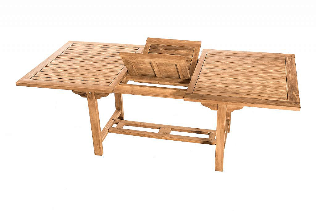 Rozkládací dřevěný stůl na zahradu