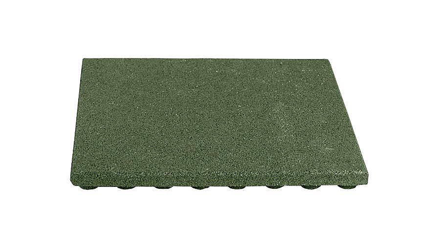 Levně Gumová dlaždice zelená 40 x 500 x 500 mm 40 × 500 × 500 mm