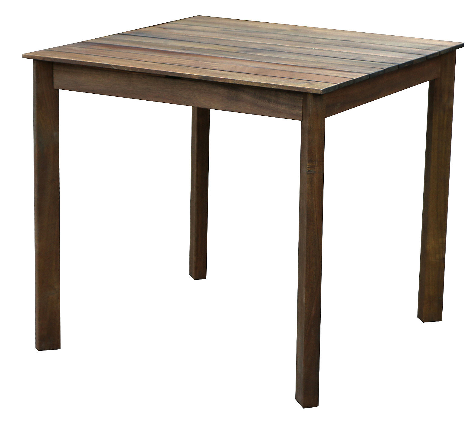 Levně DEOKORK Zahradní stůl SCOTT 80x80 cm (hnědý)