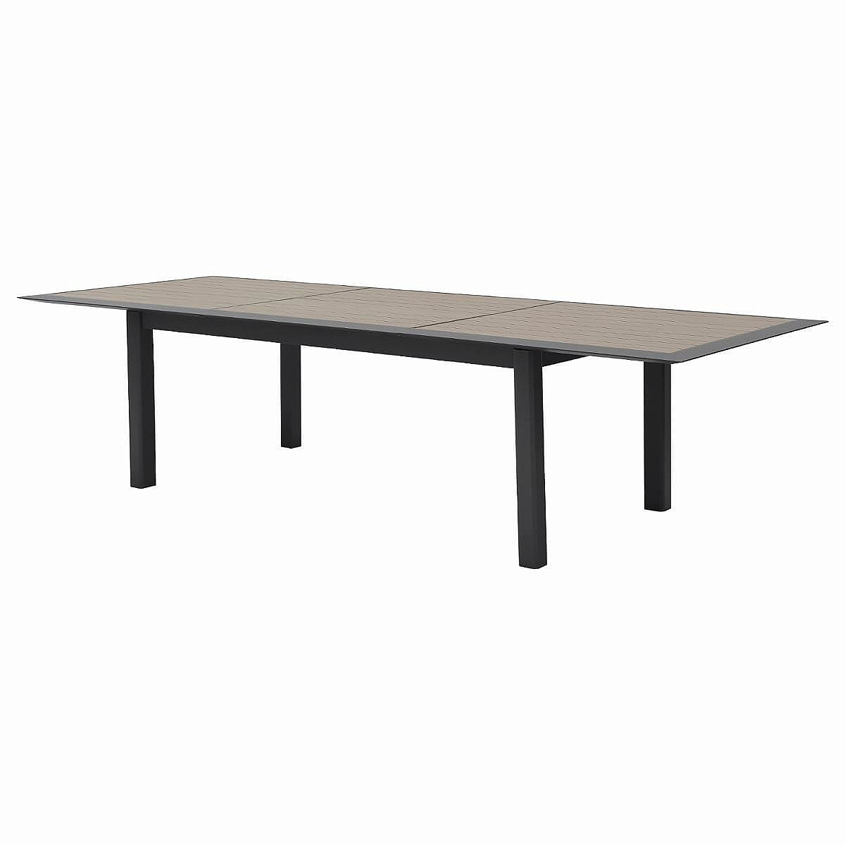 Hliníkový stůl VERMONT 216/316 cm (antracit)