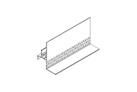 Levně Počáteční/spodní profil s ventilační mřížkou 9567, 3000 mm, TWINSON O-WALL Hnědý profil