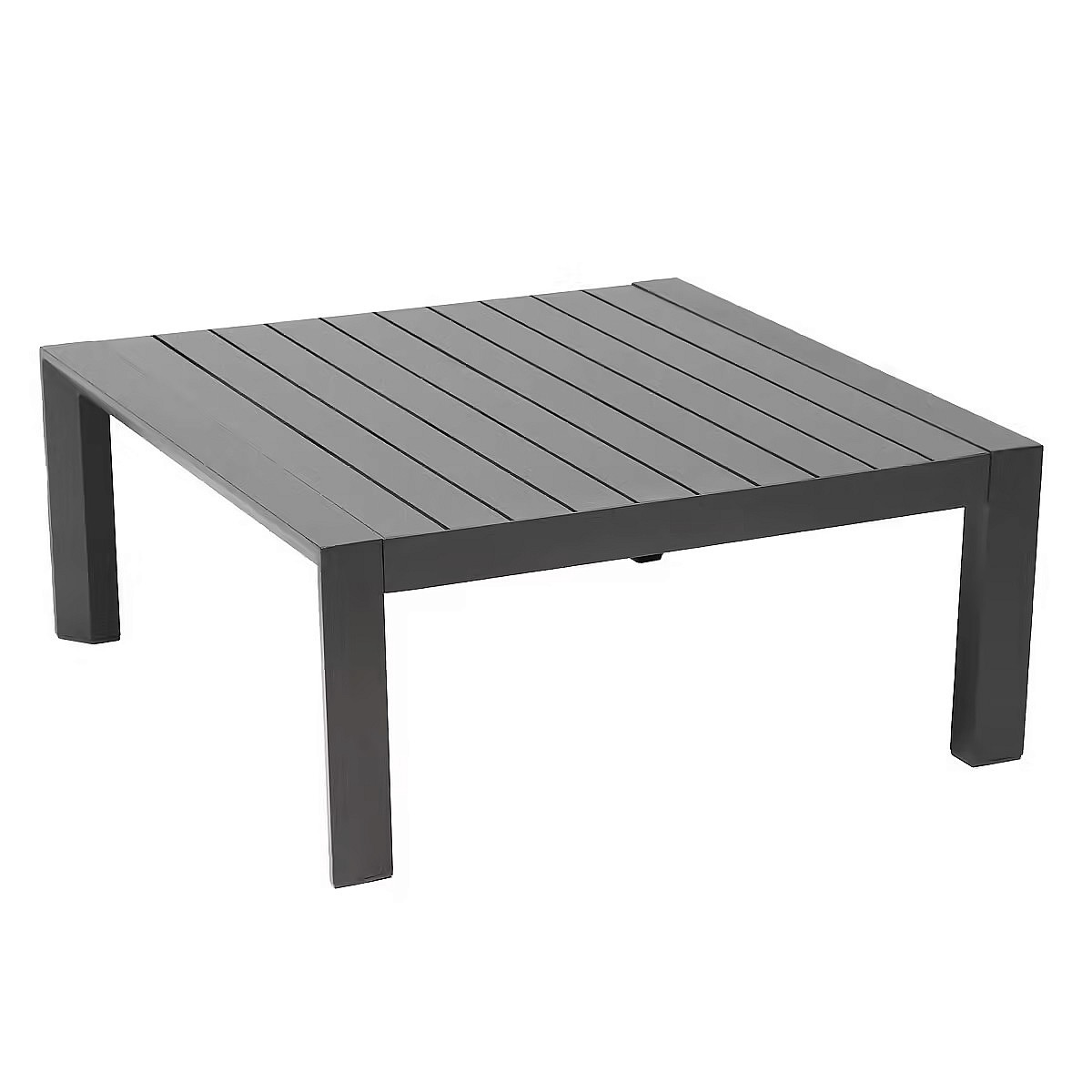 DEOKORK Hliníkový stolek 89x89 cm VANCOUVER (šedý)