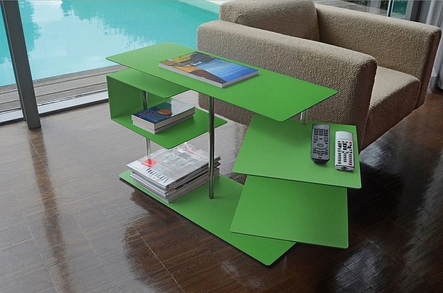 Radius design cologne Stolek RADIUS DESIGN (X-CENTRIC TABLE 2 green 570D) zelený