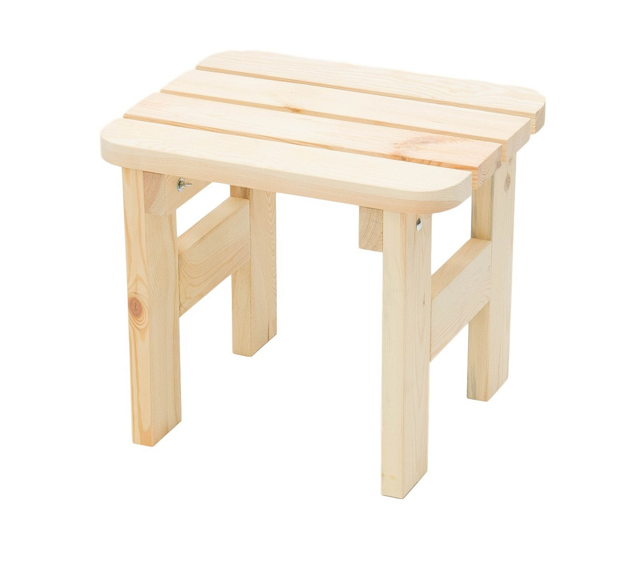 DEOKORK Masivní dřevěná zahradní stolička z borovice dřevo 32 mm