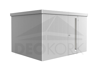 Zahradní domek BIOHORT Neo 3D 384 × 292 cm (stříbrná metalíza)
