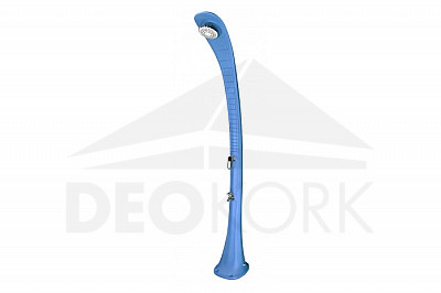 Solární sprcha COBRA s oplachem nohou (modrá)