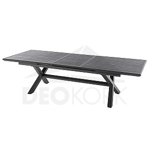 Hliníkový stůl BERGAMO I. 220/279 cm (antracit)