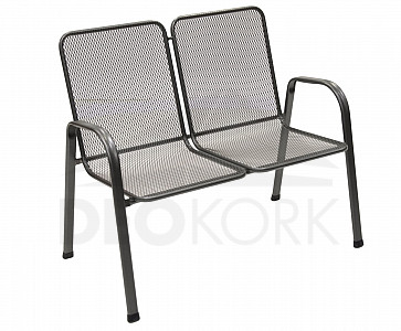 Kovová židle (křeslo) Sága dvojitá (dubl)