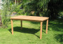 Zahradní pevný stůl obdelník HARMONY 150x90 cm (teak)