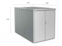Multifunkční úložný prostorný box Minigaráž  (stříbrná metalíza)