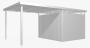 Zahradní domek BIOHORT Highline H6 315 × 315 cm (tmavě šedá metalíza)