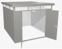 Zahradní domek BIOHORT Highline H5 duo 275 × 315 cm (šedý křemen metalíza)