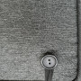 Ratanový taburet vč. polstrování 105 x 60 cm BORNEO (šedá)