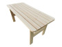 Masivní dřevěný zahradní stůl z borovice dřevo 32 mm (150 cm)