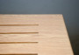 Hliníkový stůl EXPERT WOOD 90x90 cm (antracit)
