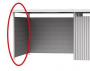 Boční stěna pro postranní střechu BIOHORT Highline H5 H6 (šedý křemen metalíza)