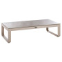 Hliníkový stolek MINNESOTA 120x60 cm (šedá)