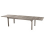 Hliníkový stůl FLORENCIE 200/320 cm (šedo-hnědá)