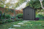 Zahradní domek plocha 190 x 182 cm (šedý)