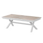 Hliníkový stůl BERGAMO II. 250/330 cm (bílá)