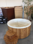 Dřevěná káď Hot tub DELUXE 220 (1650L)