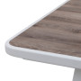 Hliníkový stůl GALIA 220/280x113 cm (bílá)