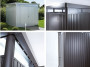 Zahradní domek BIOHORT Highline H3 275 × 235 cm (stříbrná metalíza)